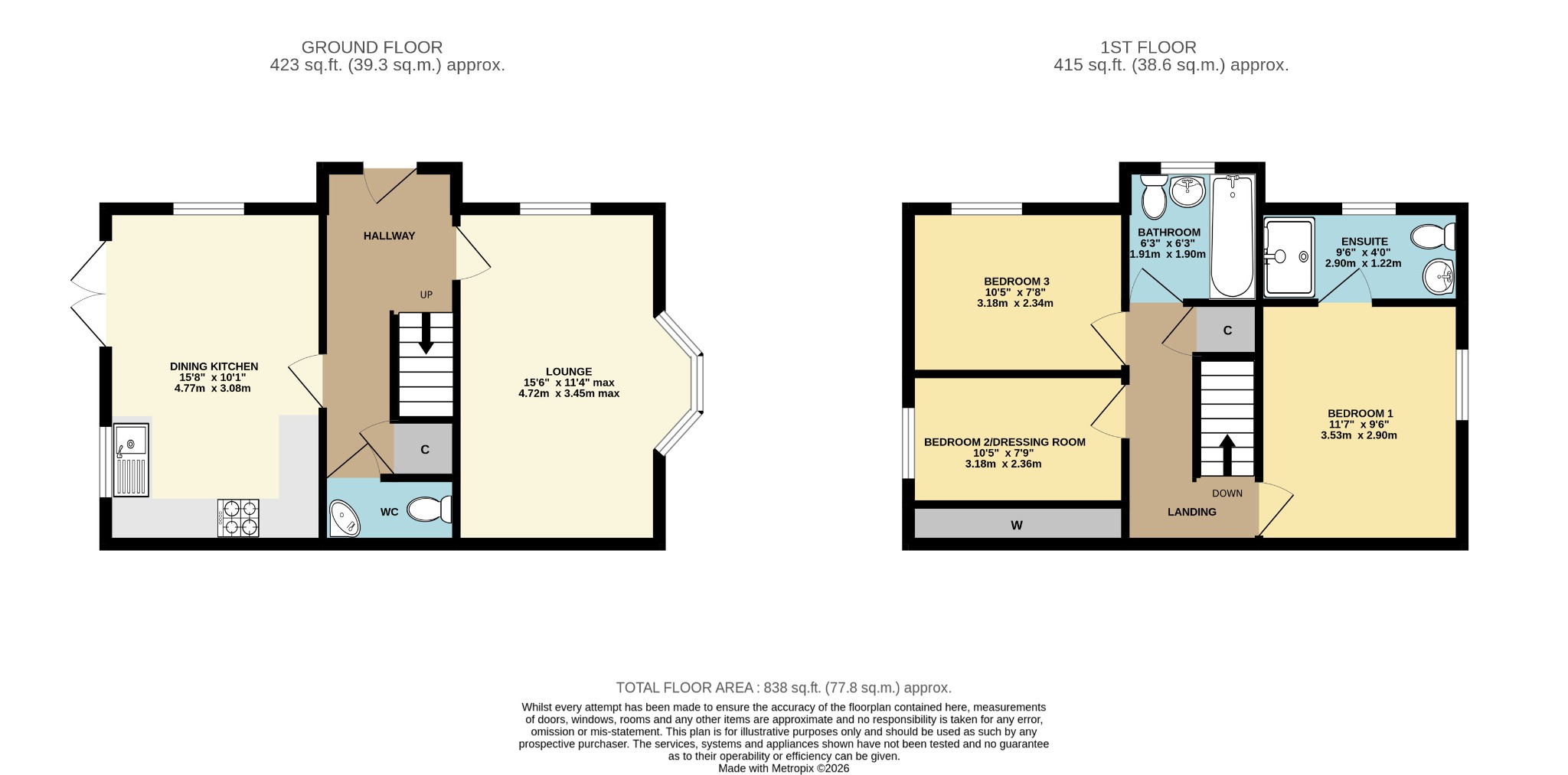 3 Seacock Drive, Welton, East Riding of Yorkshire floorplan