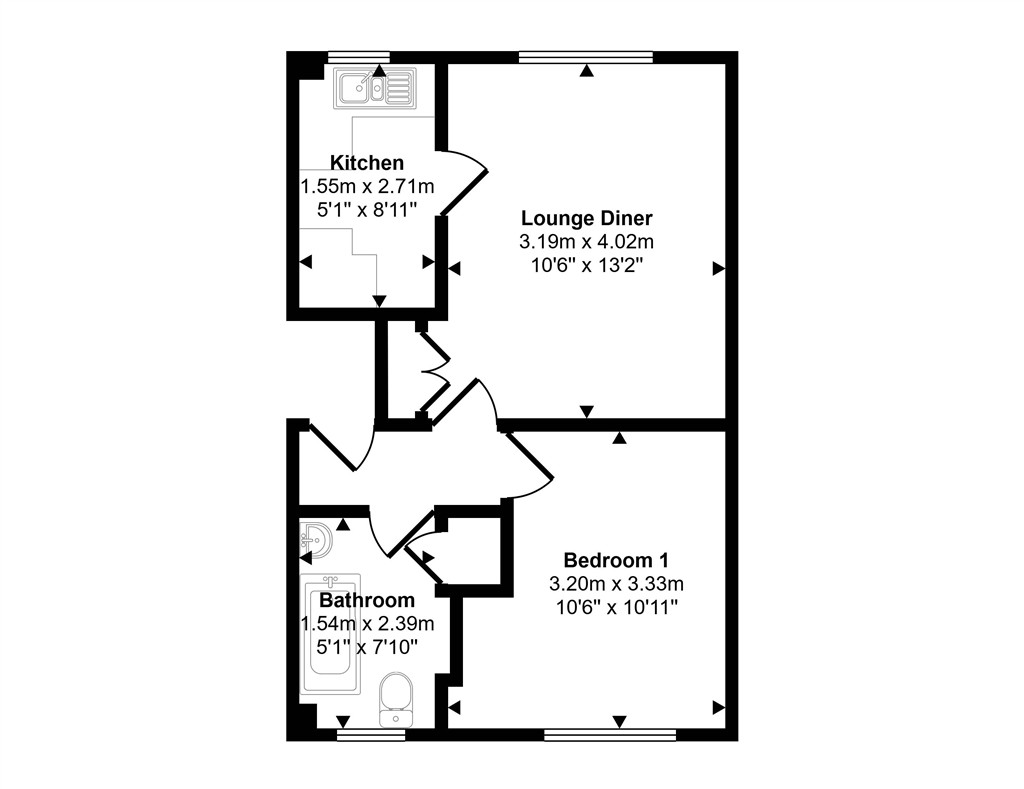 Flat 51,, Apollo Drive, BORDON floorplan