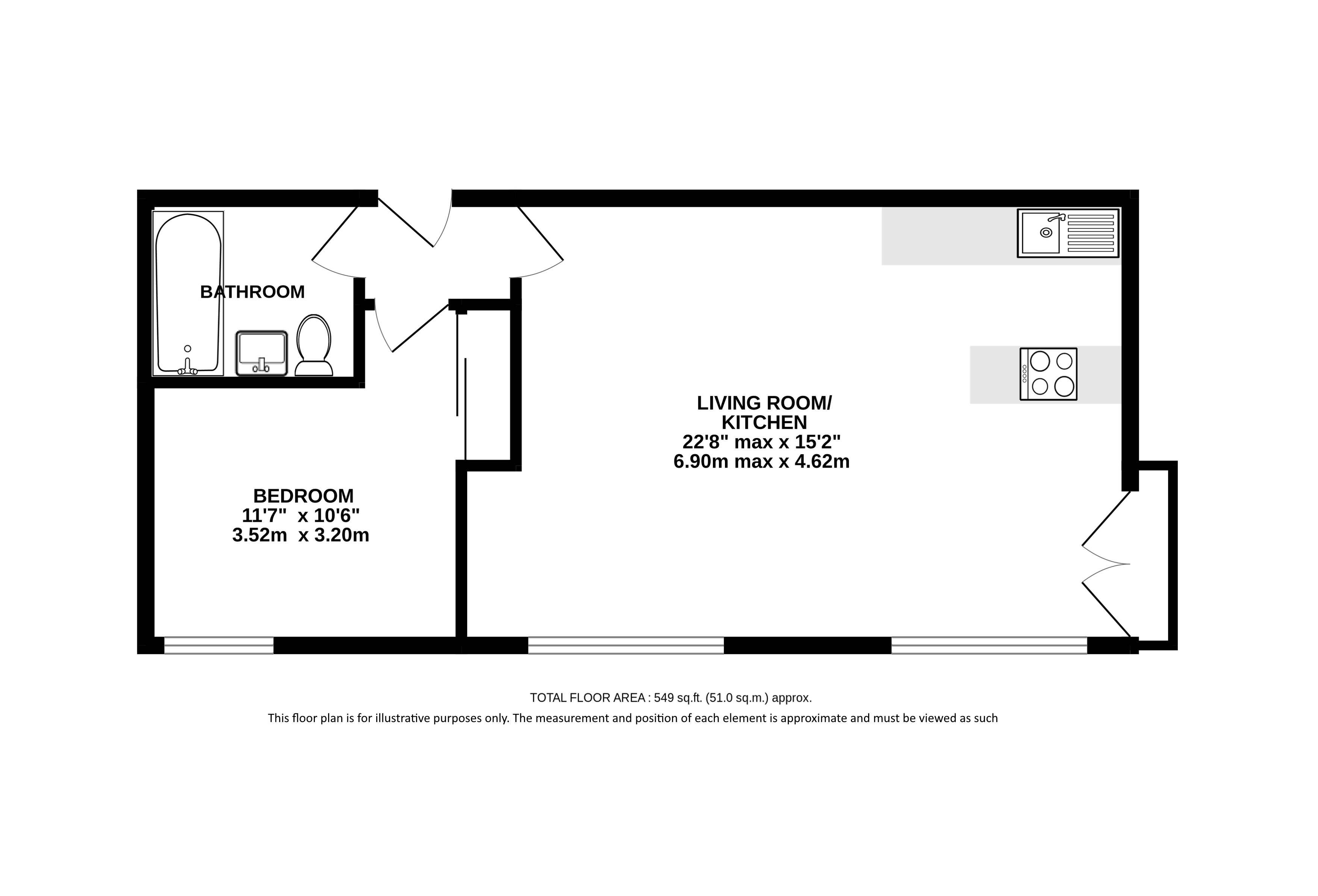 10, Edinburgh House, St Albans floorplan