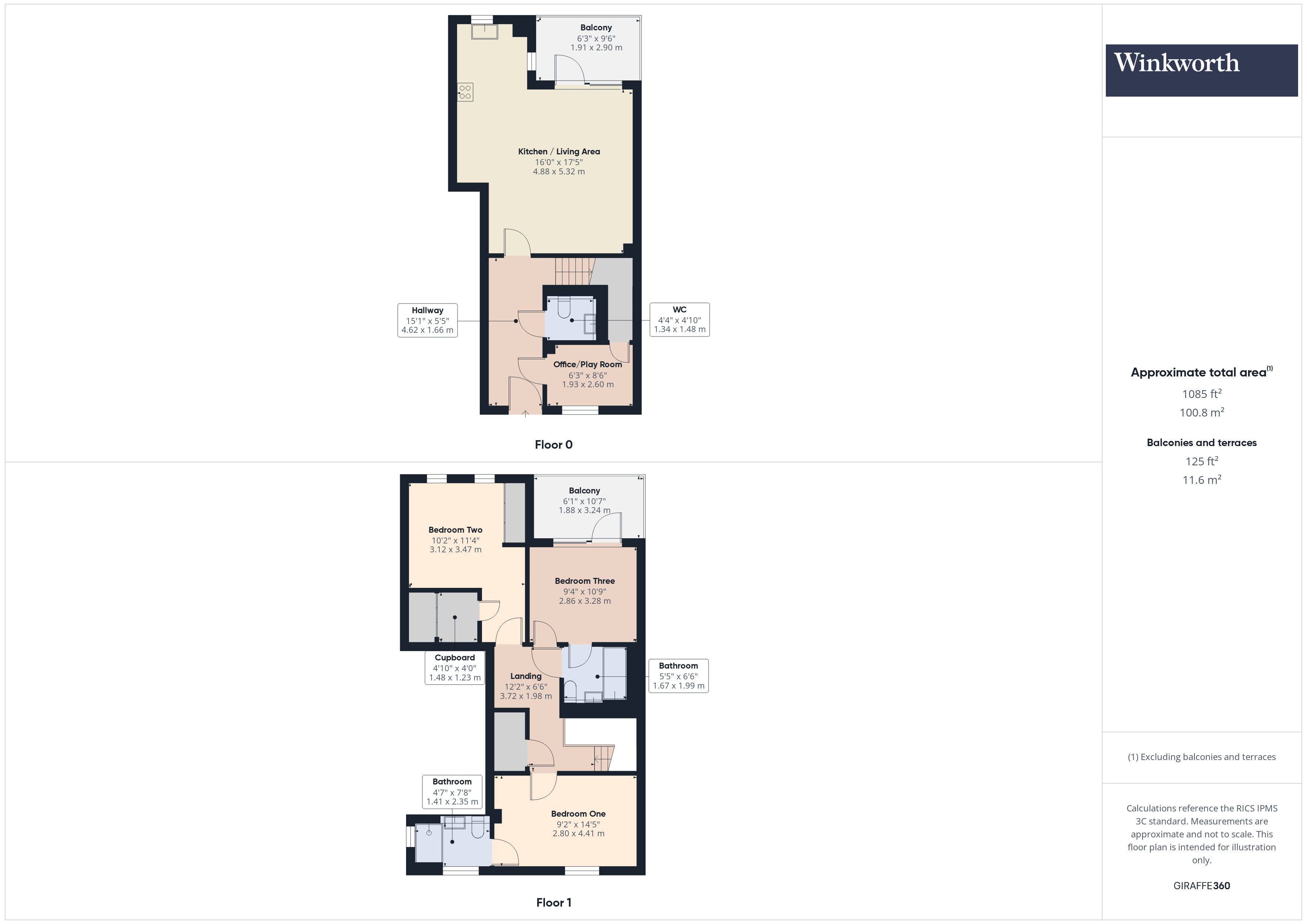 117, Red Lion Road, Surbiton floorplan
