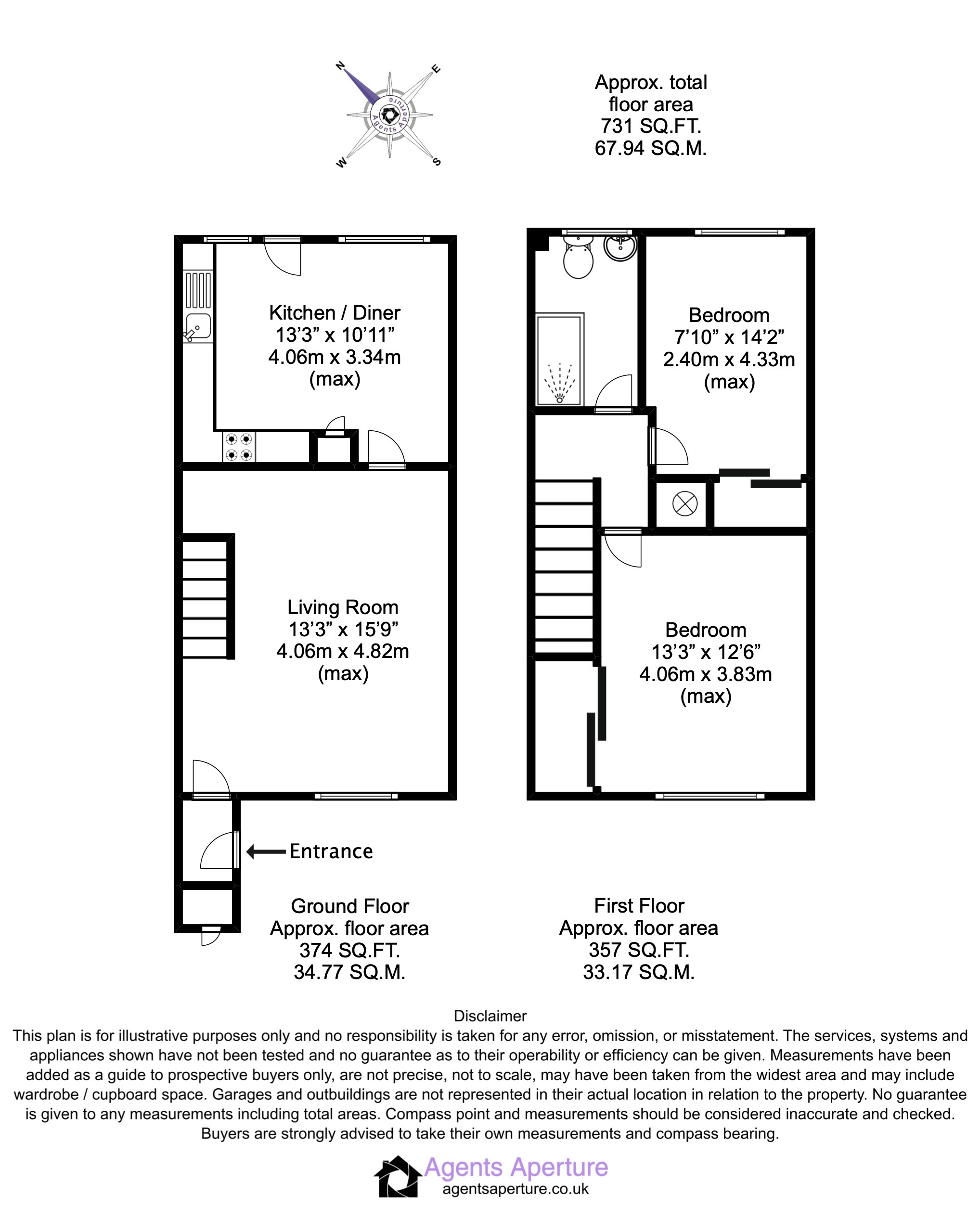 2, Challock Court, Margate floorplan