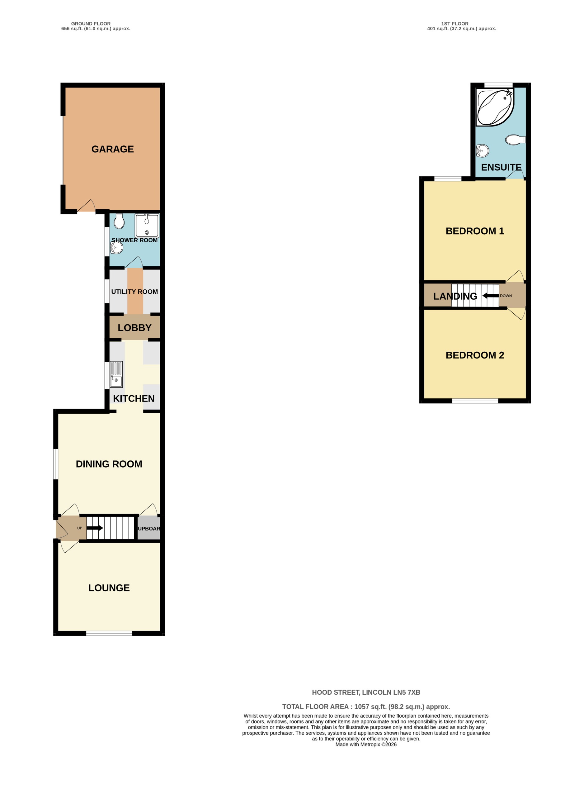 1, Hood Street, Lincoln floorplan