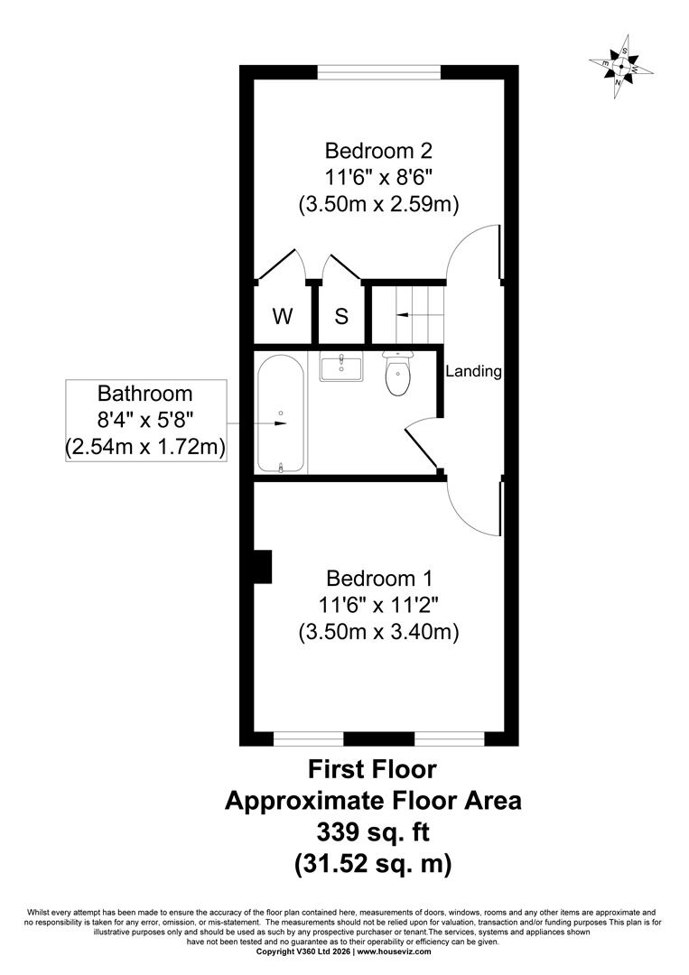 50, Portholme Road, Selby floorplan