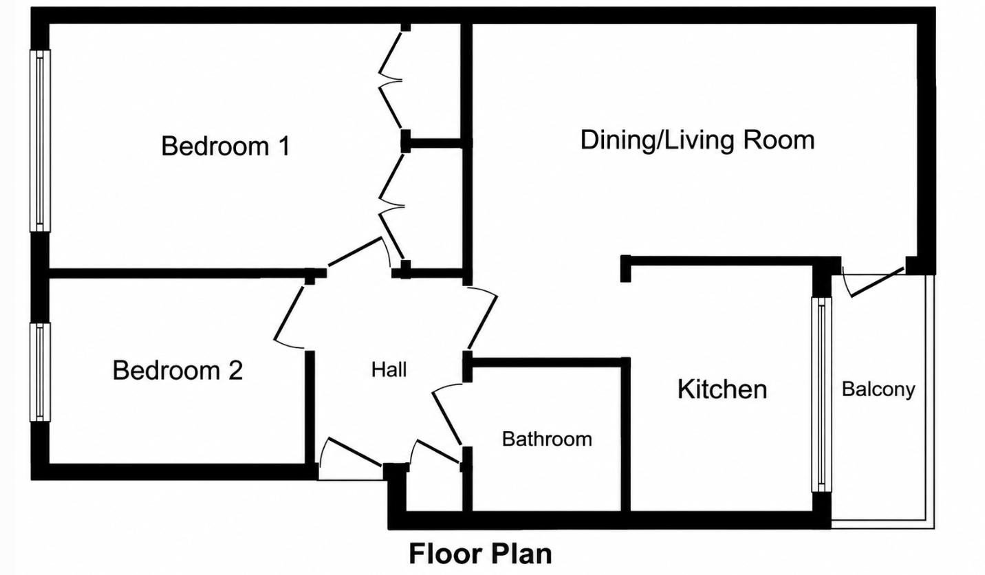 Barton Road, Torquay floorplan
