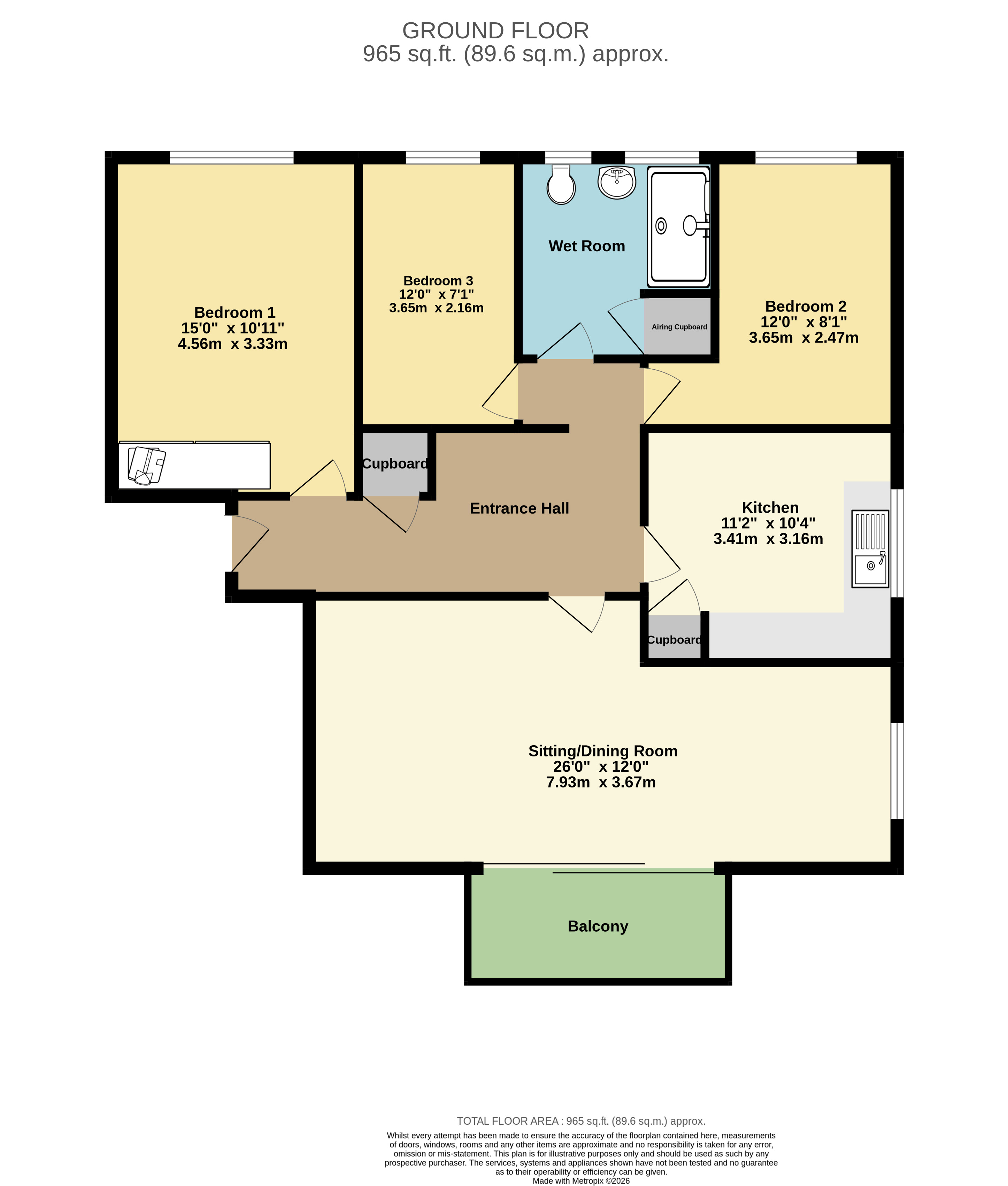 4 Richmond Court,, Spencer Road, New Milton floorplan