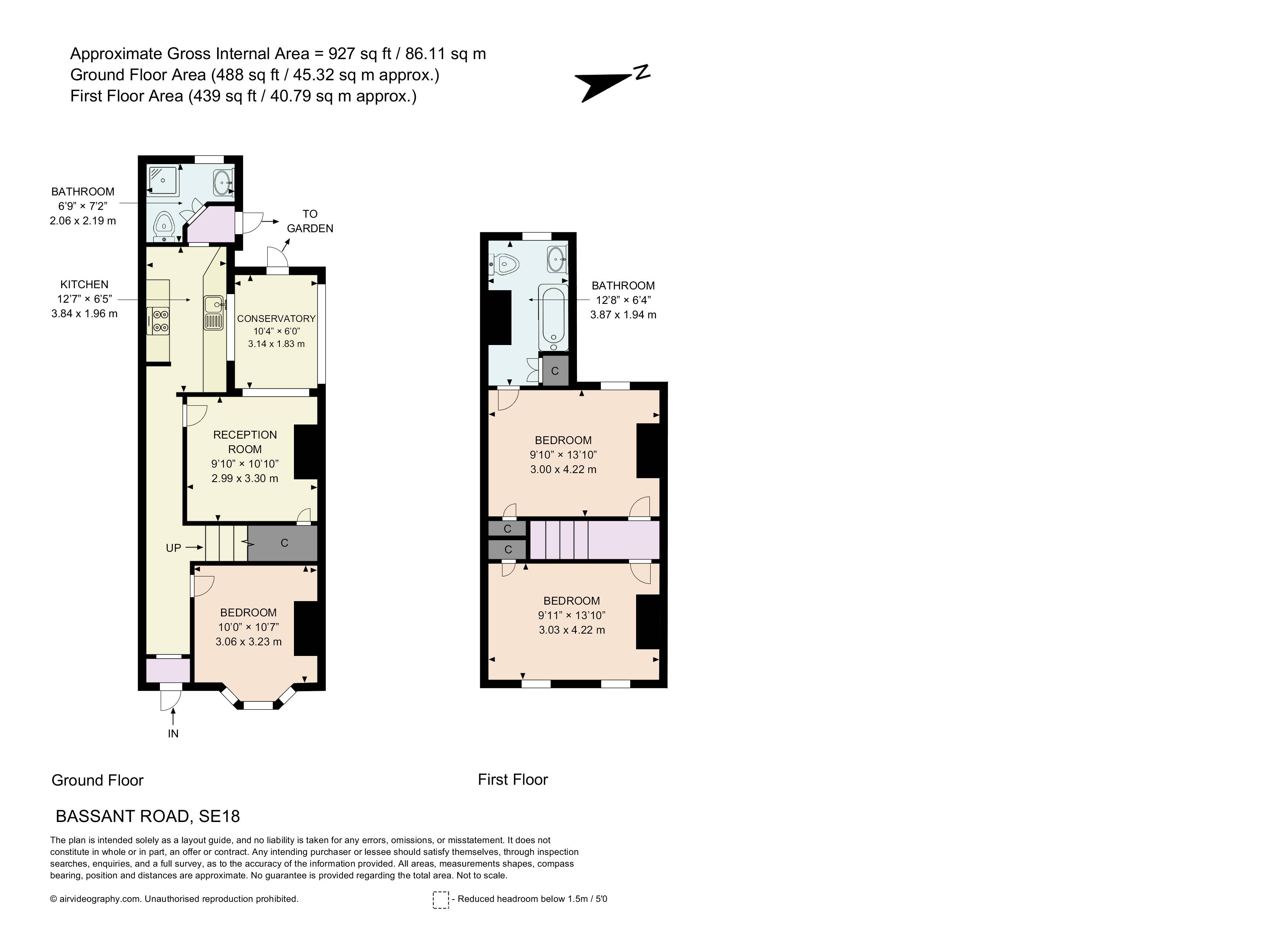 Bassant Road, London floorplan