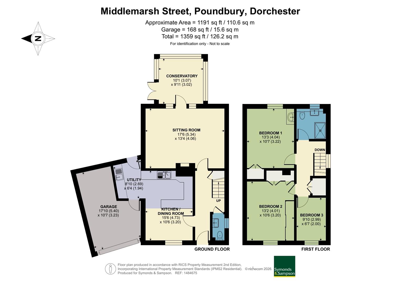 14, Middlemarsh Street, Dorchester floorplan