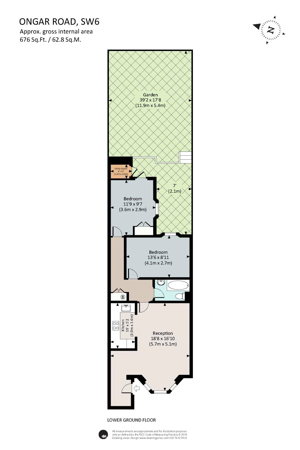 2 Bedrooms Flat to rent in Ongar Road, Fulham, London SW6