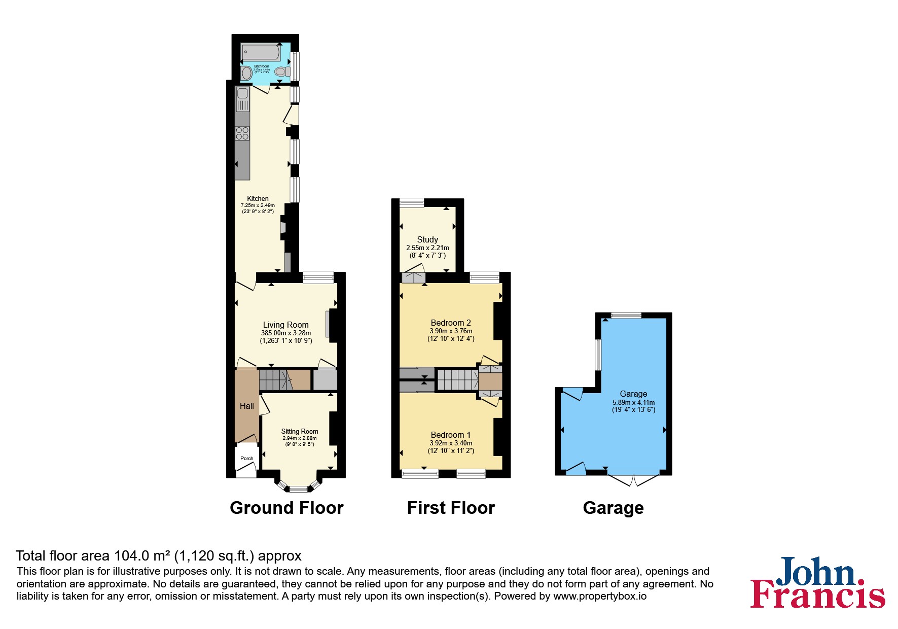 73, North Road, Ceredigion floorplan