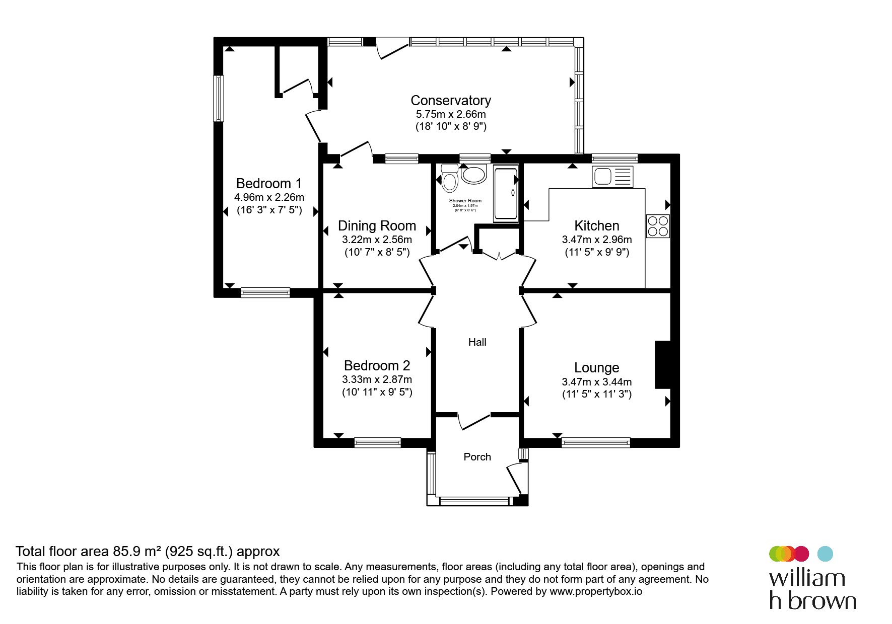 5, Elizabeth Court, Skegness floorplan
