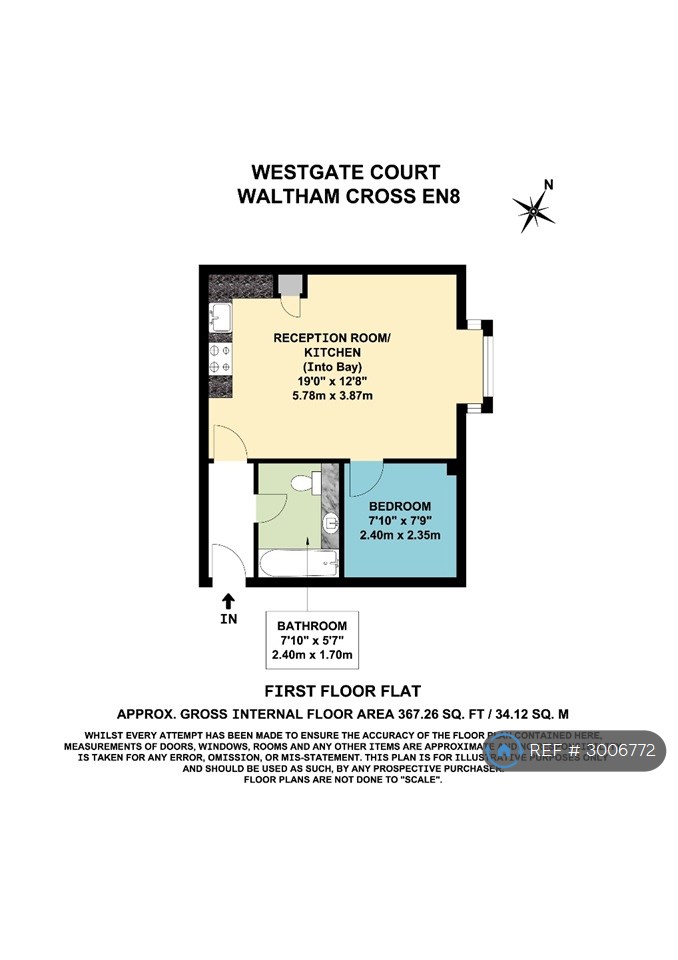 Westgate Court, Waltham Cross floorplan