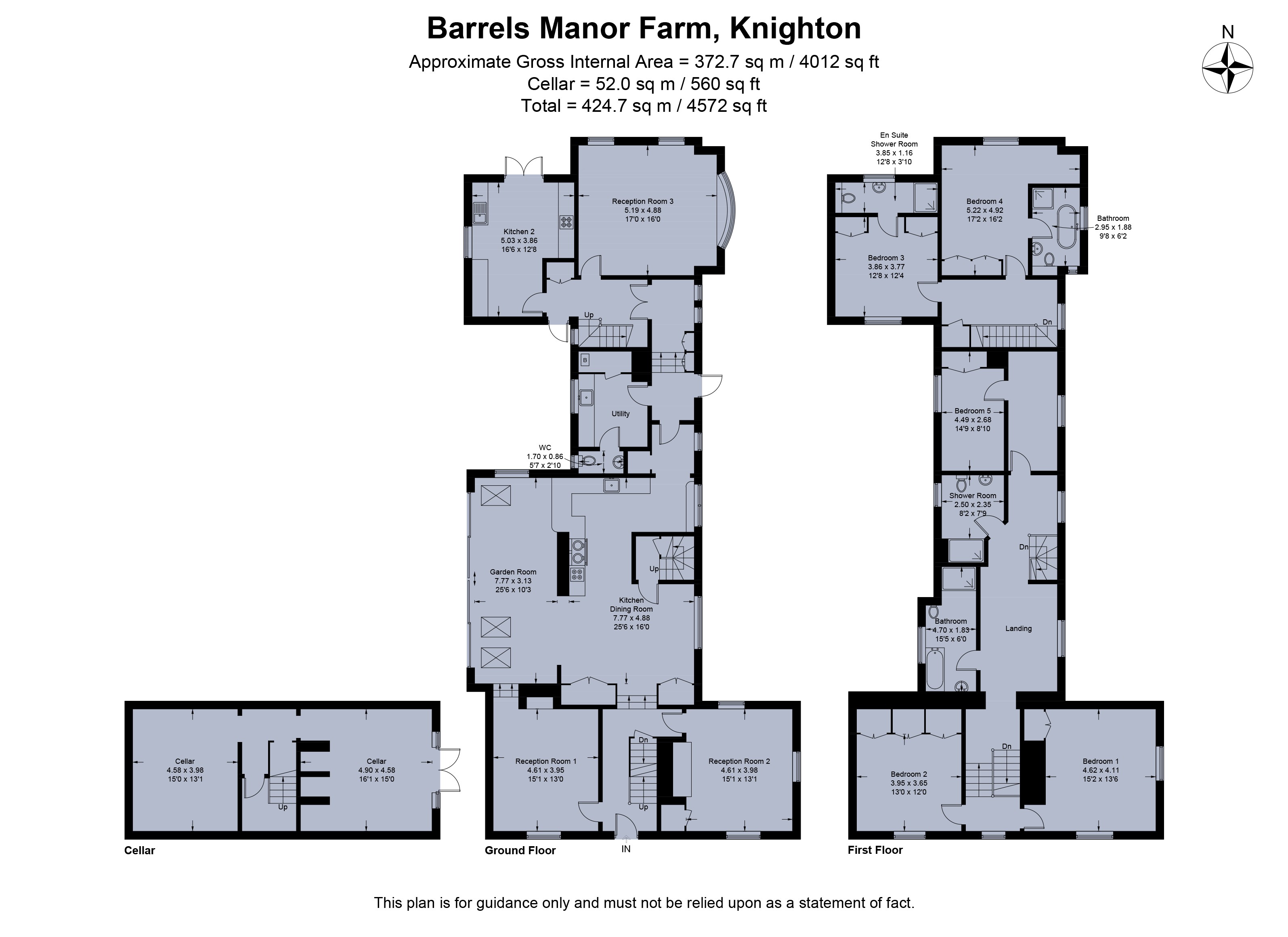 Barrels Manor Farm,, Knighton, Worcestershire floorplan