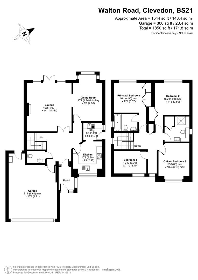 98A, Walton Road, Clevedon floorplan