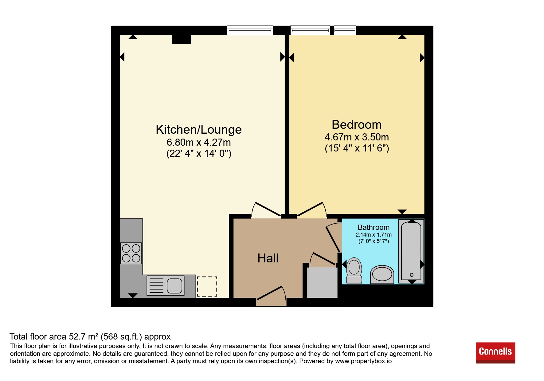Wraik Hill, Whitstable floorplan