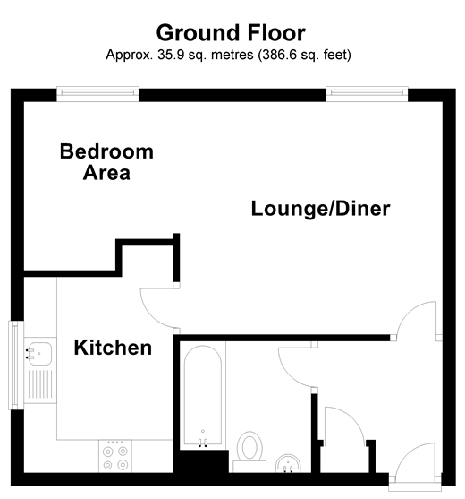 1 Bedrooms Flat for sale in Swann Way, Broadbridge Heath, Horsham, West Sussex RH12