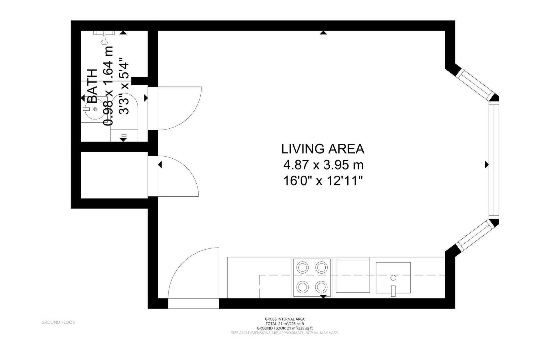Flat 1 199, Gunnersbury Lane, London floorplan