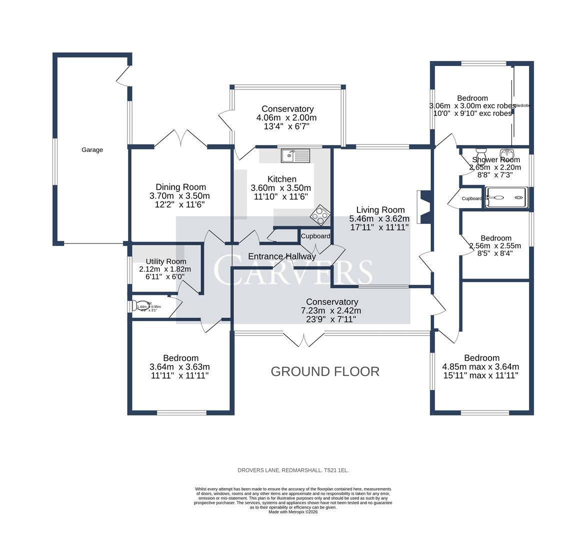 5, Drovers Lane, Stockton-On-Tees floorplan