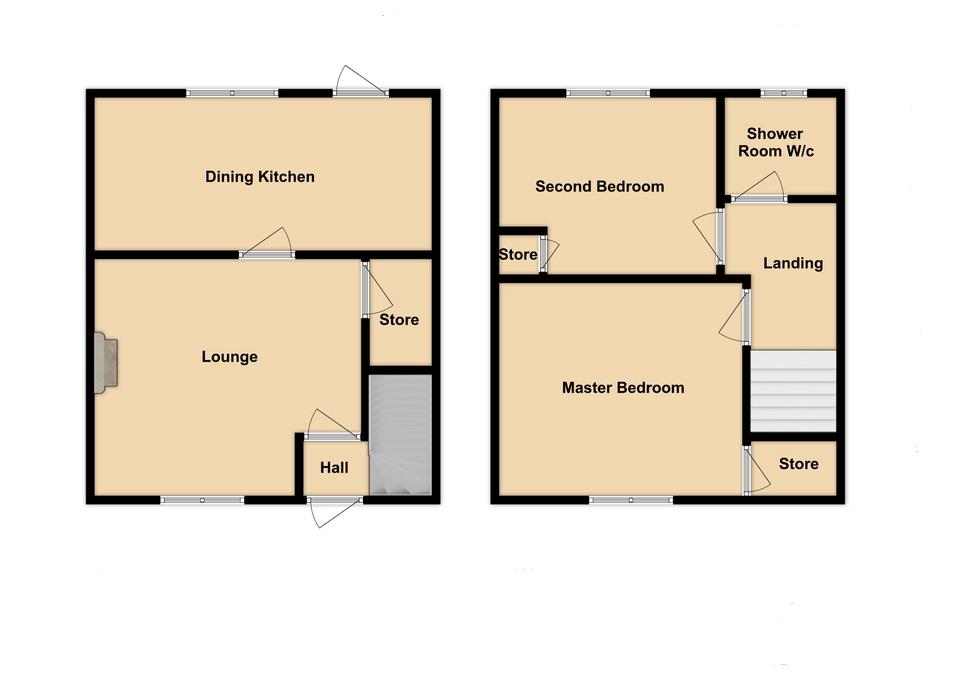 48, Eleventh Street, Peterlee floorplan