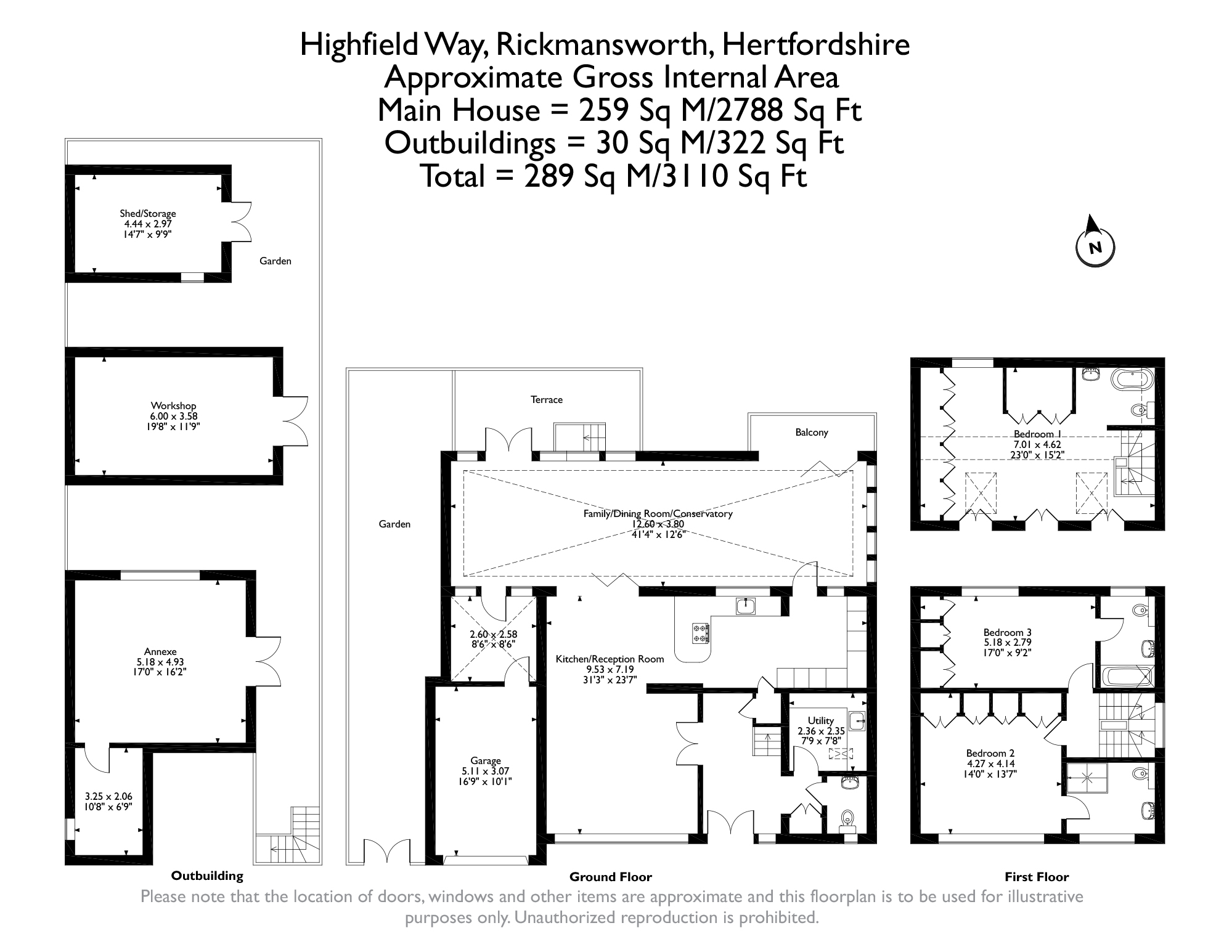 Highfield Way, Rickmansworth WD3, 3 bedroom detached house for sale