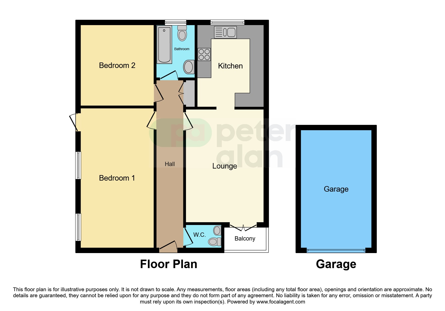 Apartment 3, 72, Beach Road, Porthcawl floorplan