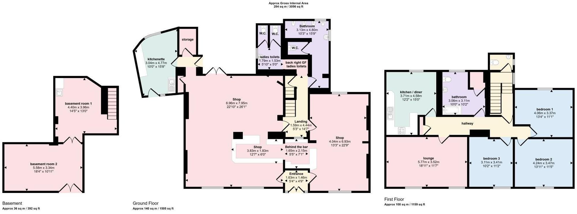 Elderbush Inn, Maesteg floorplan
