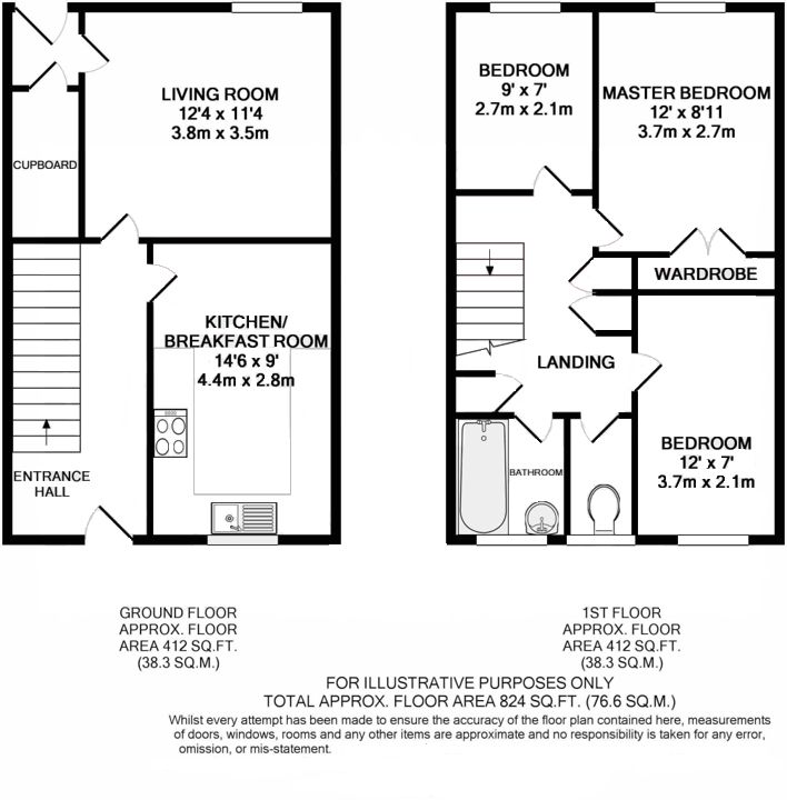 63 Bardsley Drive, Farnham floorplan