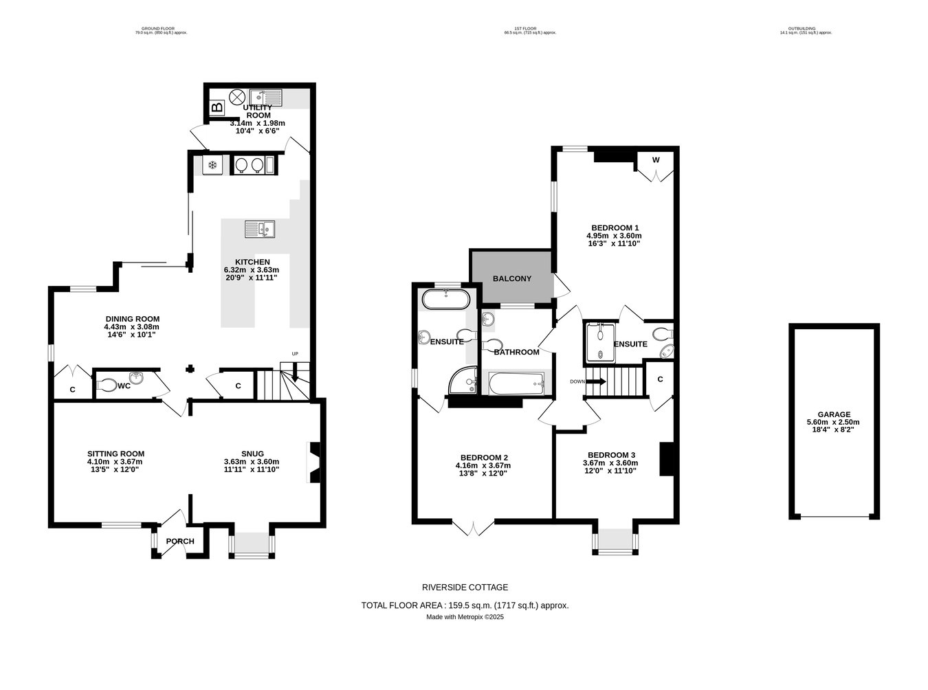 Riverside Cottage, 9, King's Saltern Road, Lymington floorplan