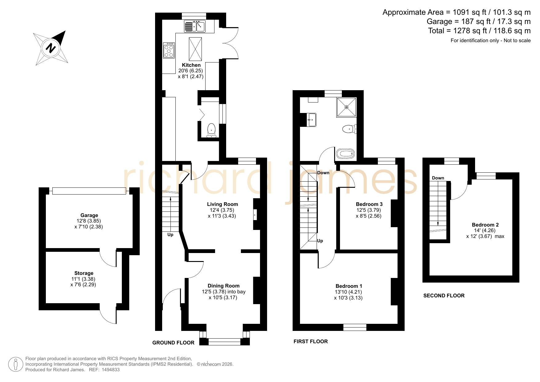 90, Linslade Street, Swindon floorplan
