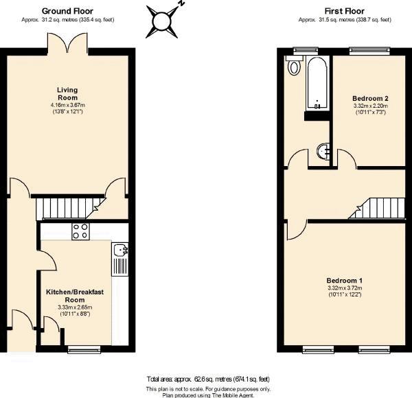 2 Bedrooms End terrace house for sale in Victoria Street, Cheltenham GL50