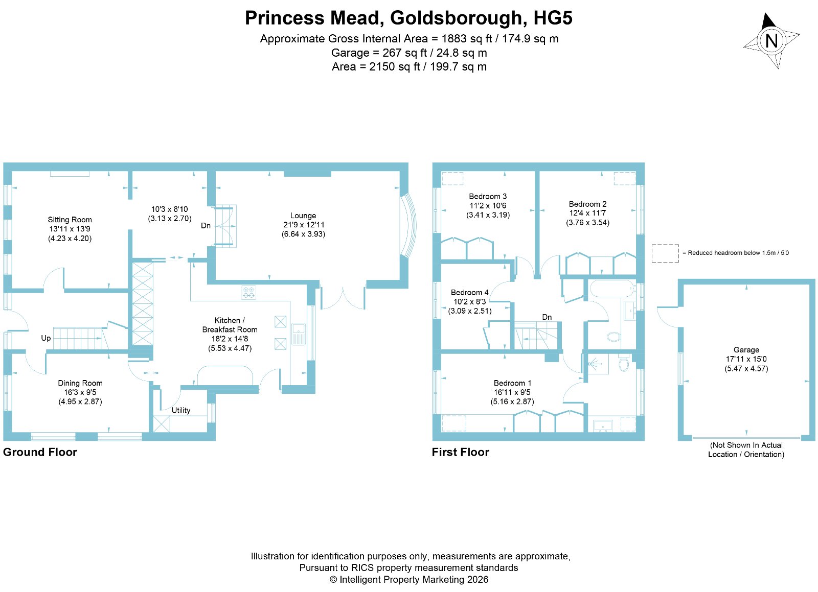 12, Princess Mead, Knaresborough floorplan