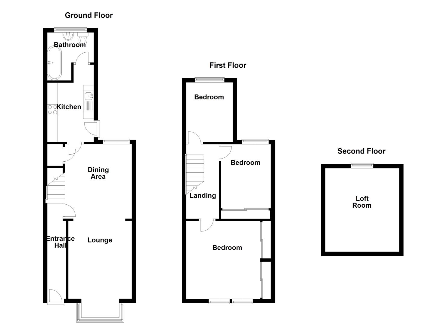 Castle Avenue, Rochester ME1, 3 bedroom terraced house for sale 60729156 PrimeLocation