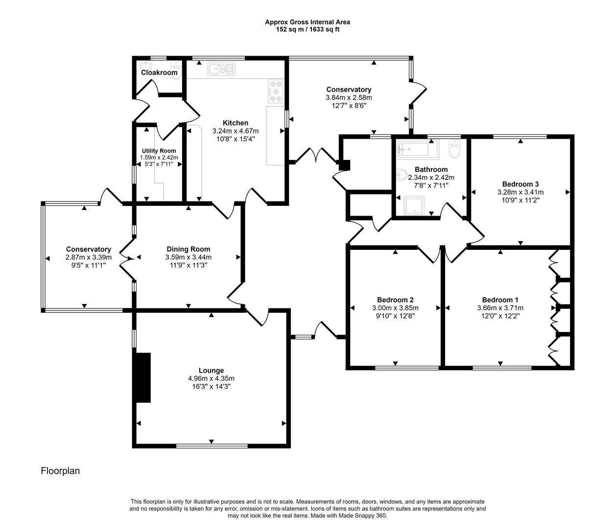 Enfin, Cosheston, Pembroke Dock floorplan
