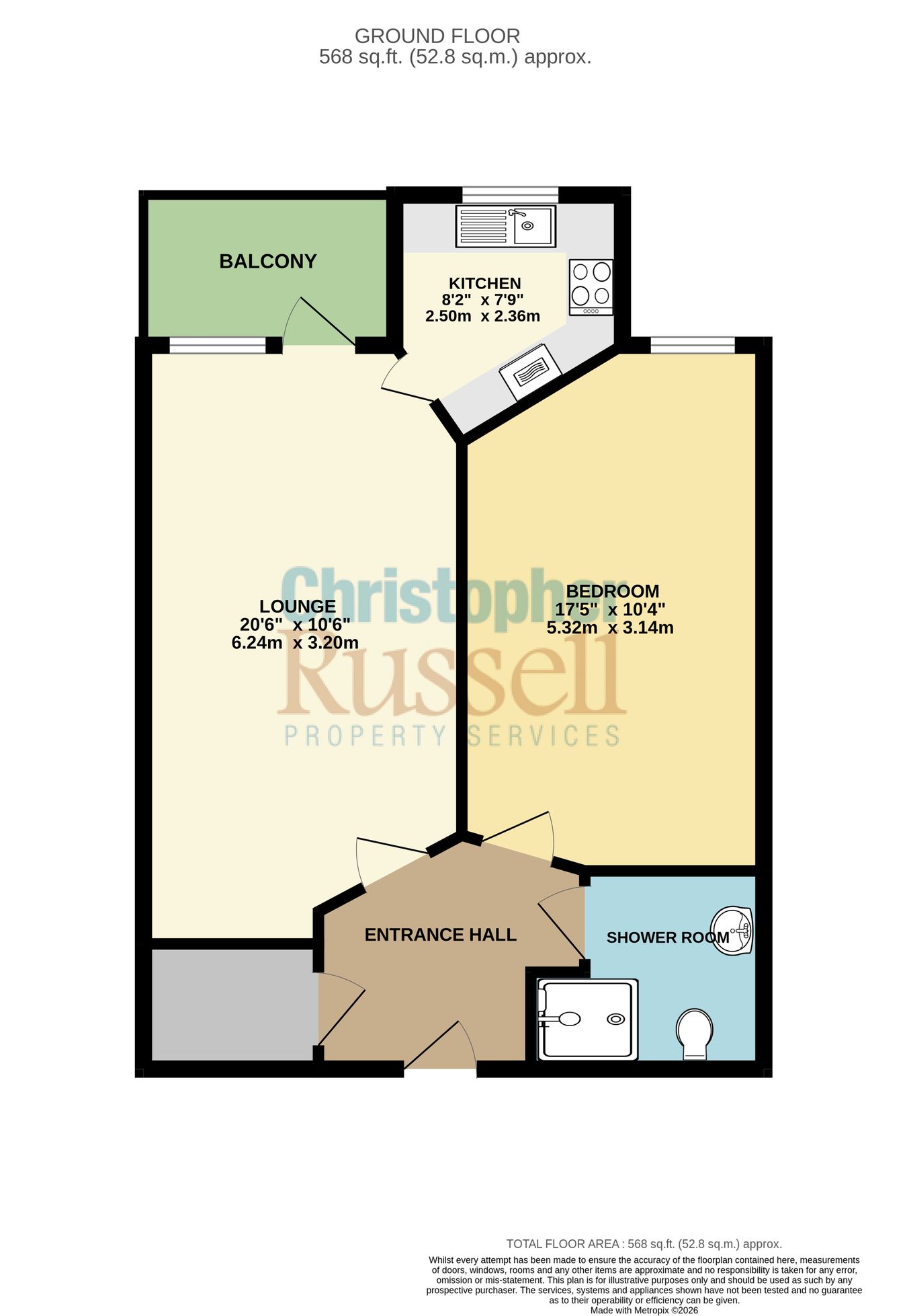 28 Sydney Court, Lansdown Road, Sidcup floorplan