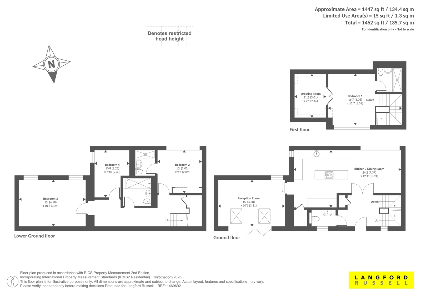 19, Foxbury Close, Seal floorplan