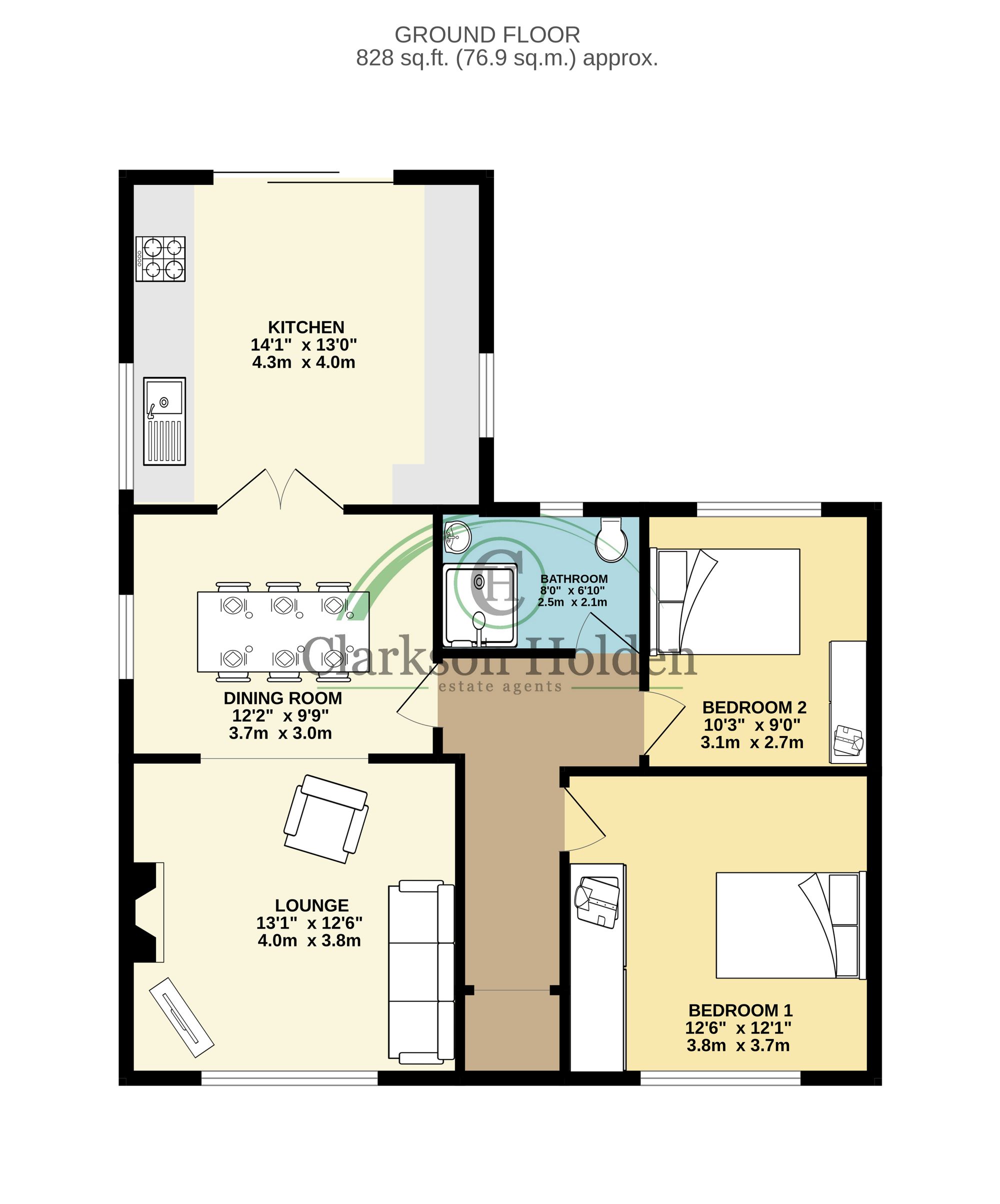 344 Tag Lane, Preston floorplan