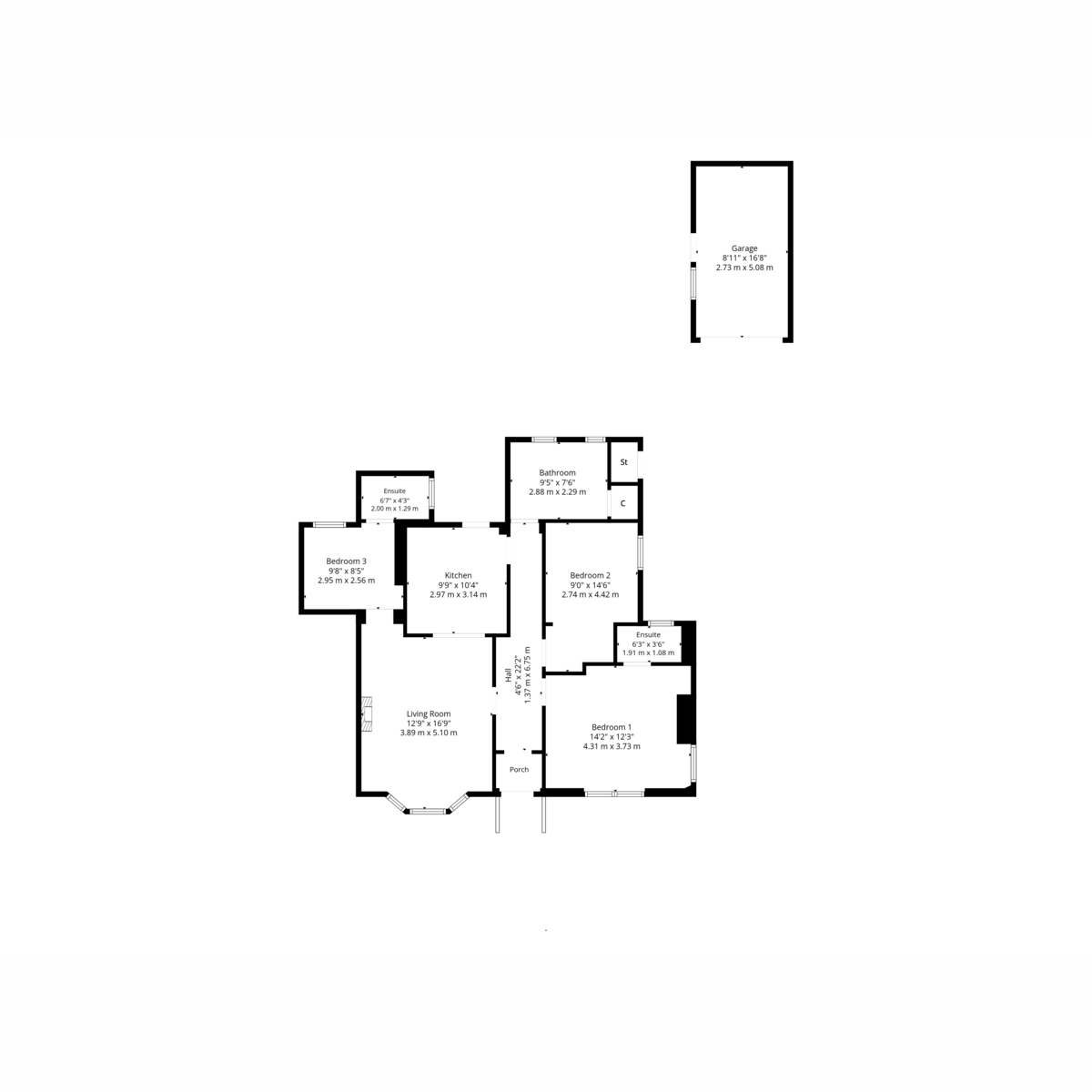 94, Glasgow Road, Strathaven floorplan