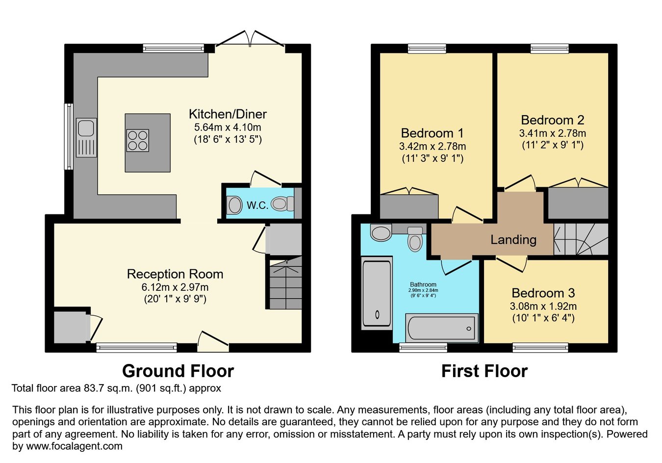 65, Wisbech Road, Ely floorplan