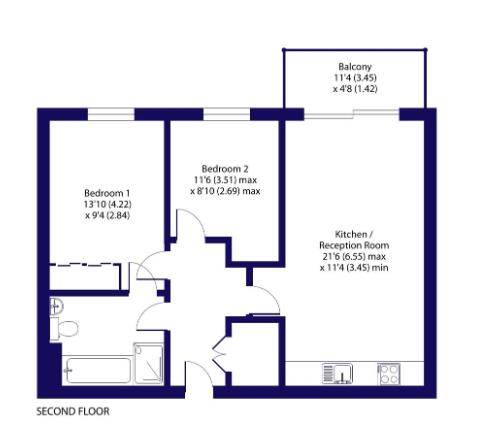 311, Stillwater Drive, Manchester floorplan