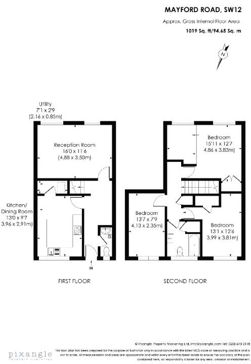 Mayford Road, London floorplan