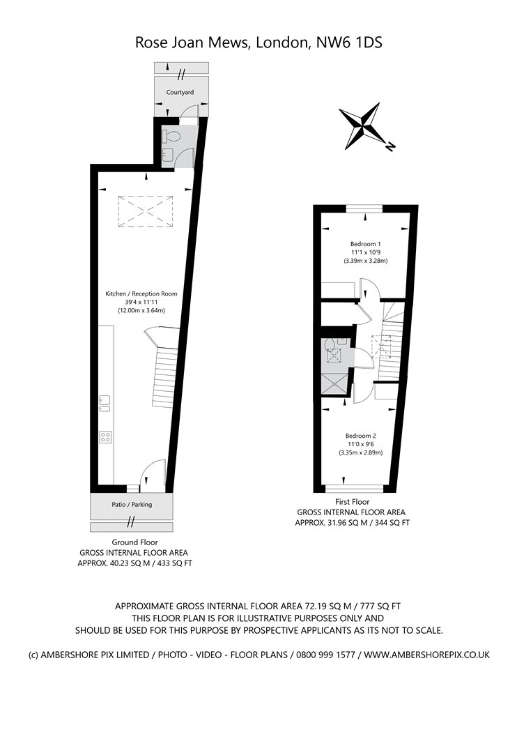 Rose Joan Mews, London floorplan