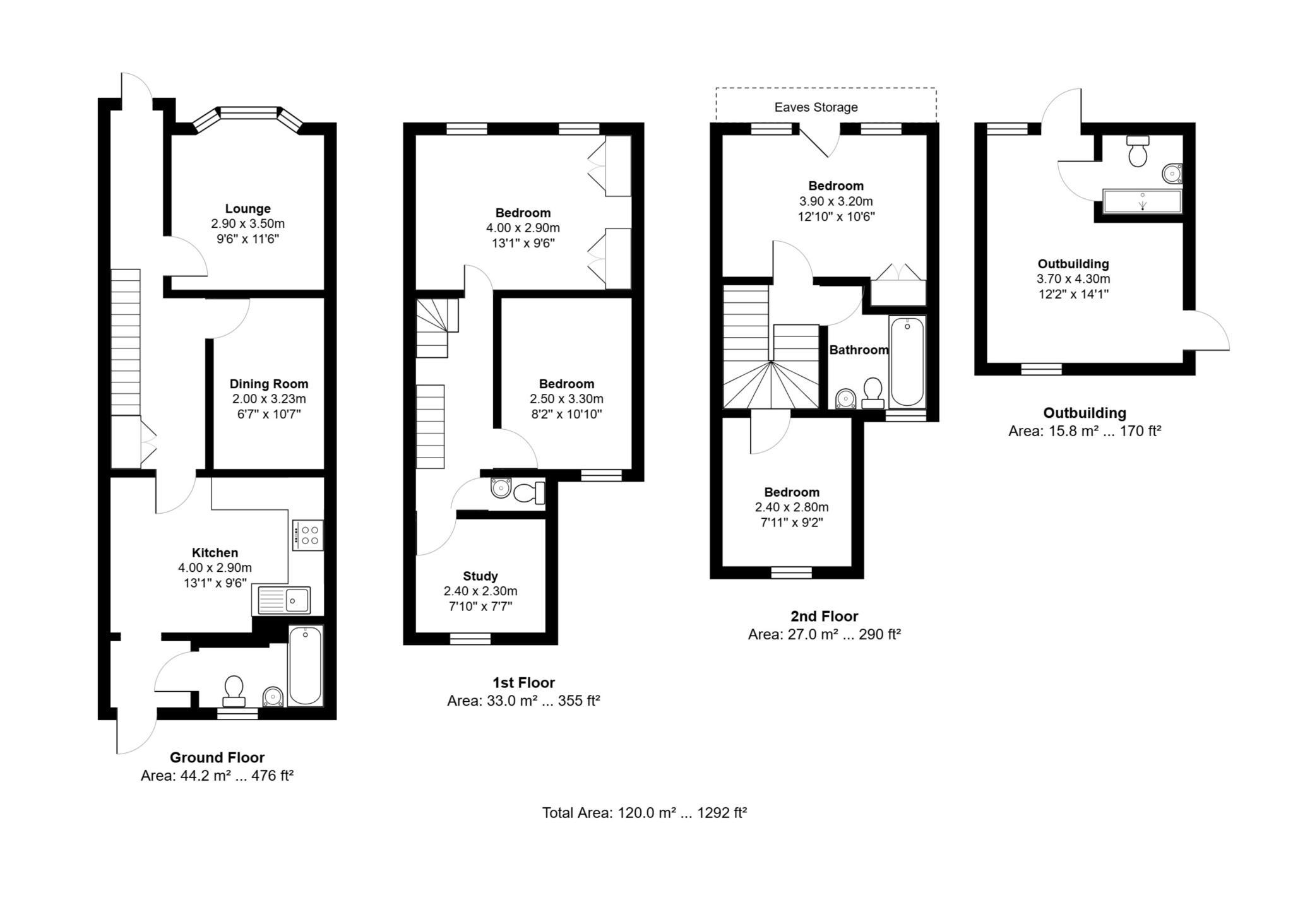 9, Gordon Road, Southall floorplan