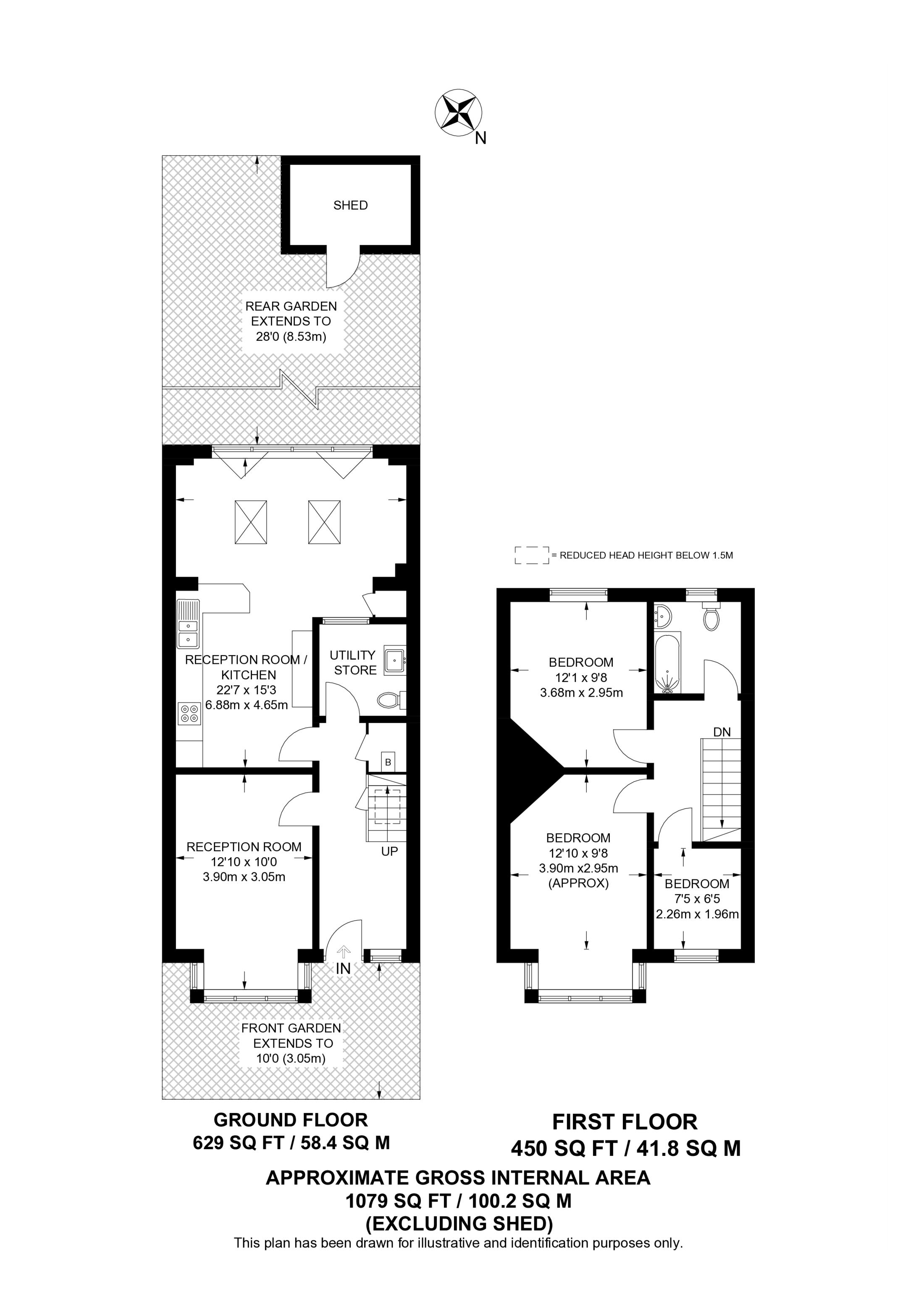 Derwent Road, Ealing floorplan