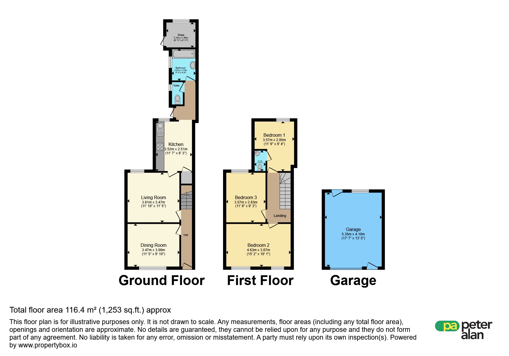35, Williams Place, Merthyr Tydfil floorplan