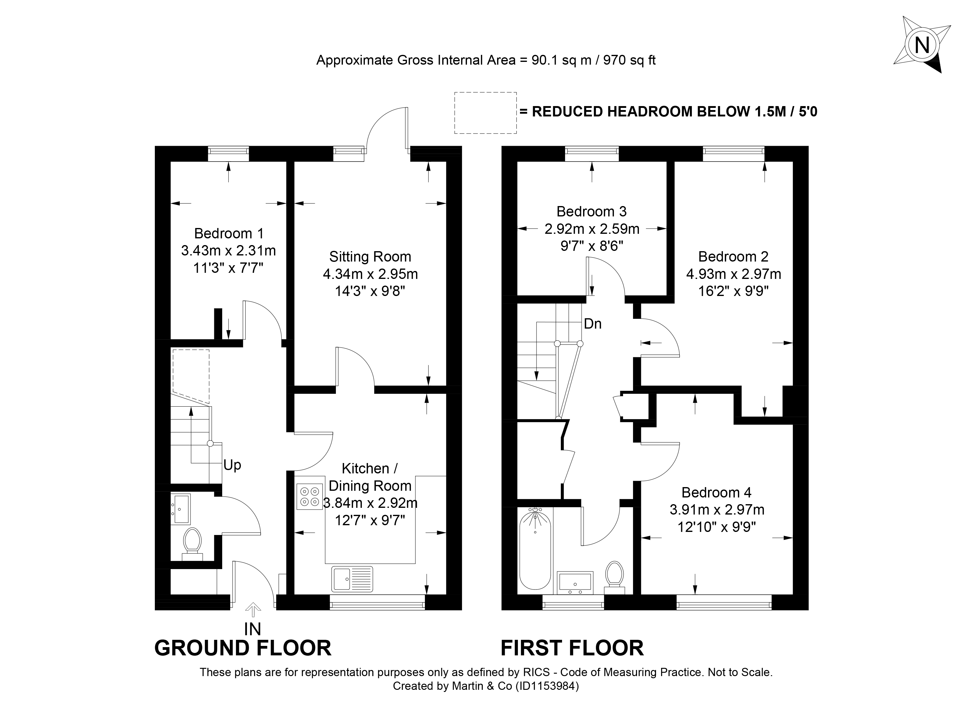 86, Thurmond Crescent, Winchester floorplan
