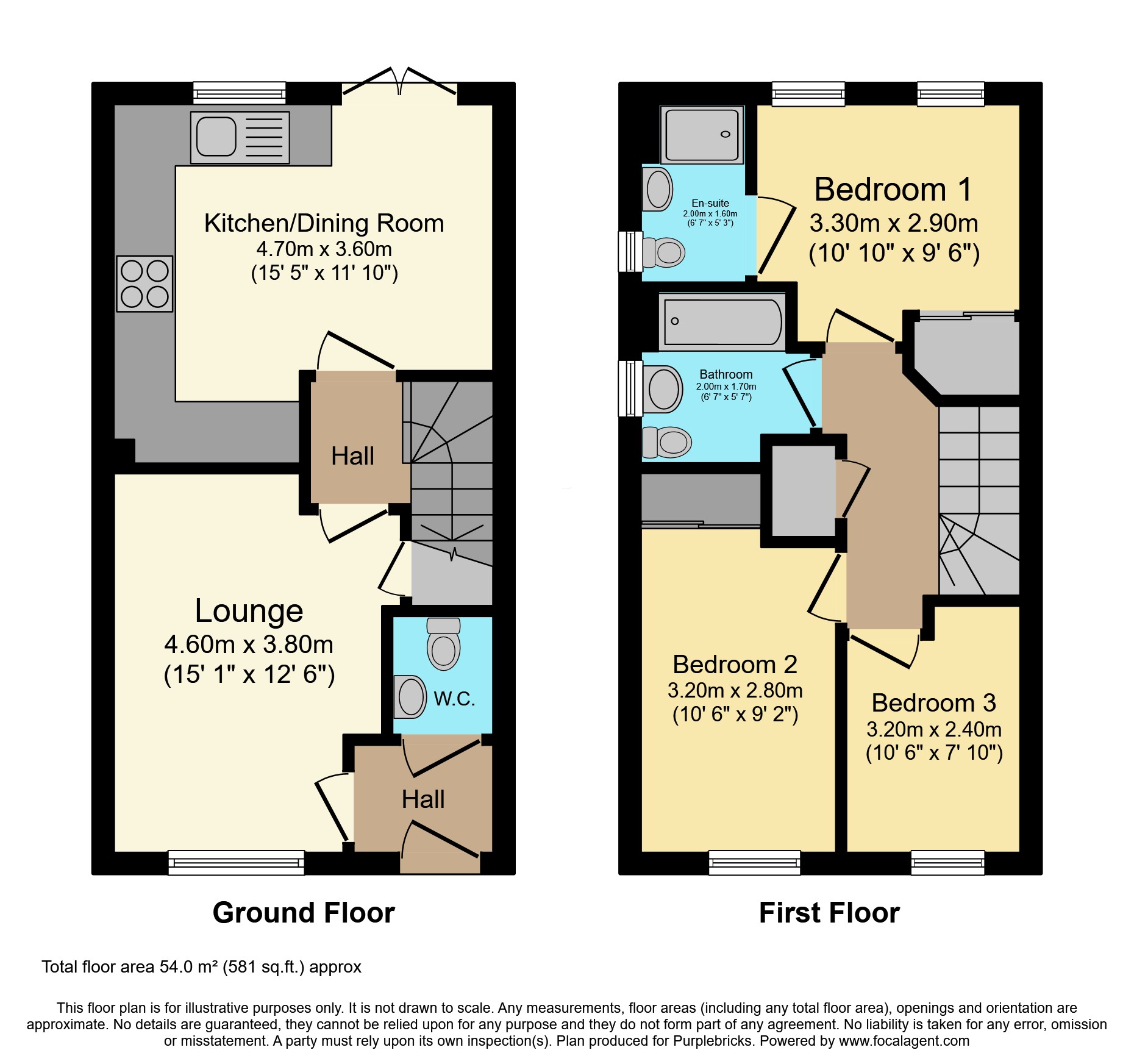 9, Orlando Road, Wellingborough floorplan