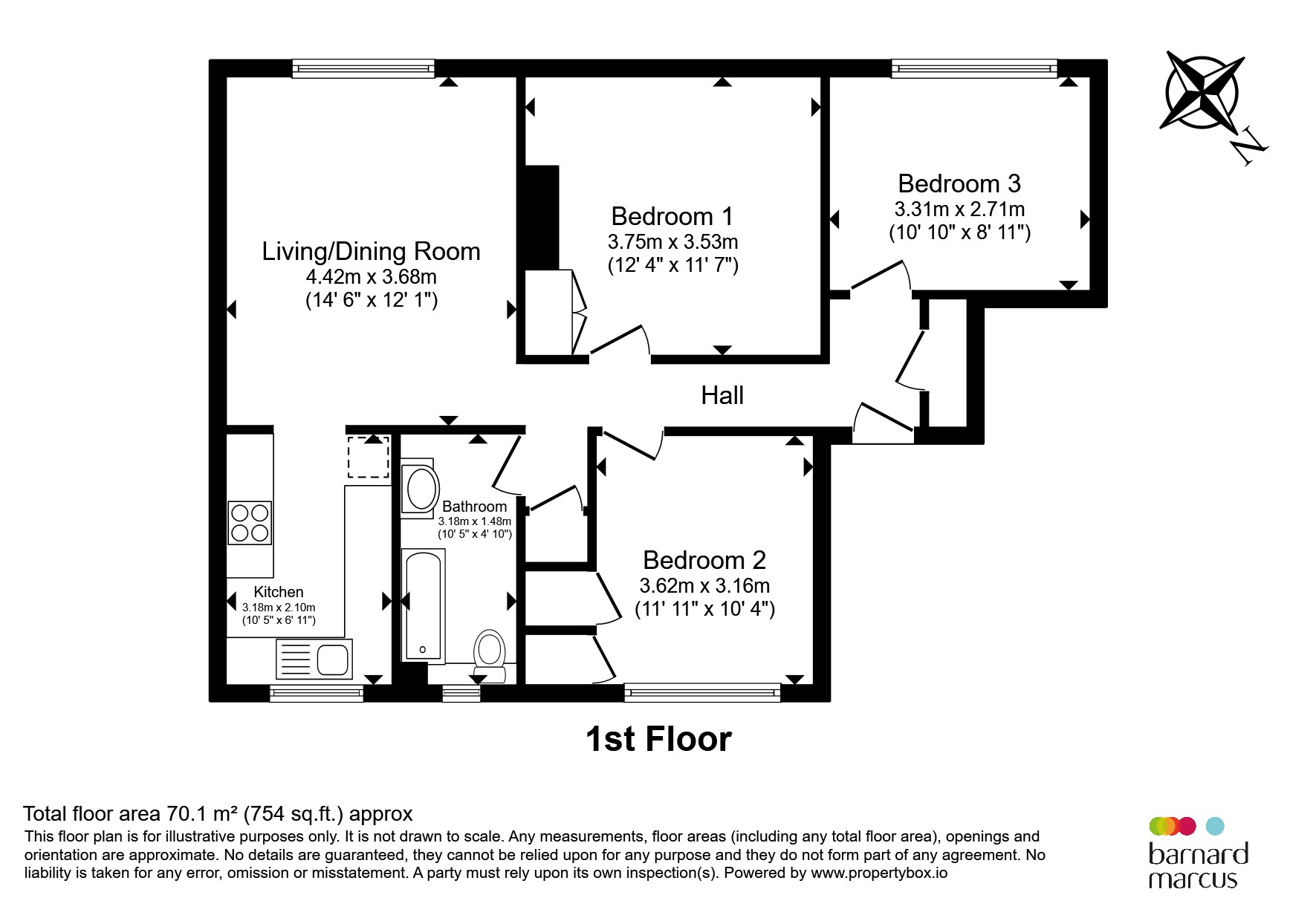 10, Penrhyn Gardens, Kingston Upon Thames floorplan