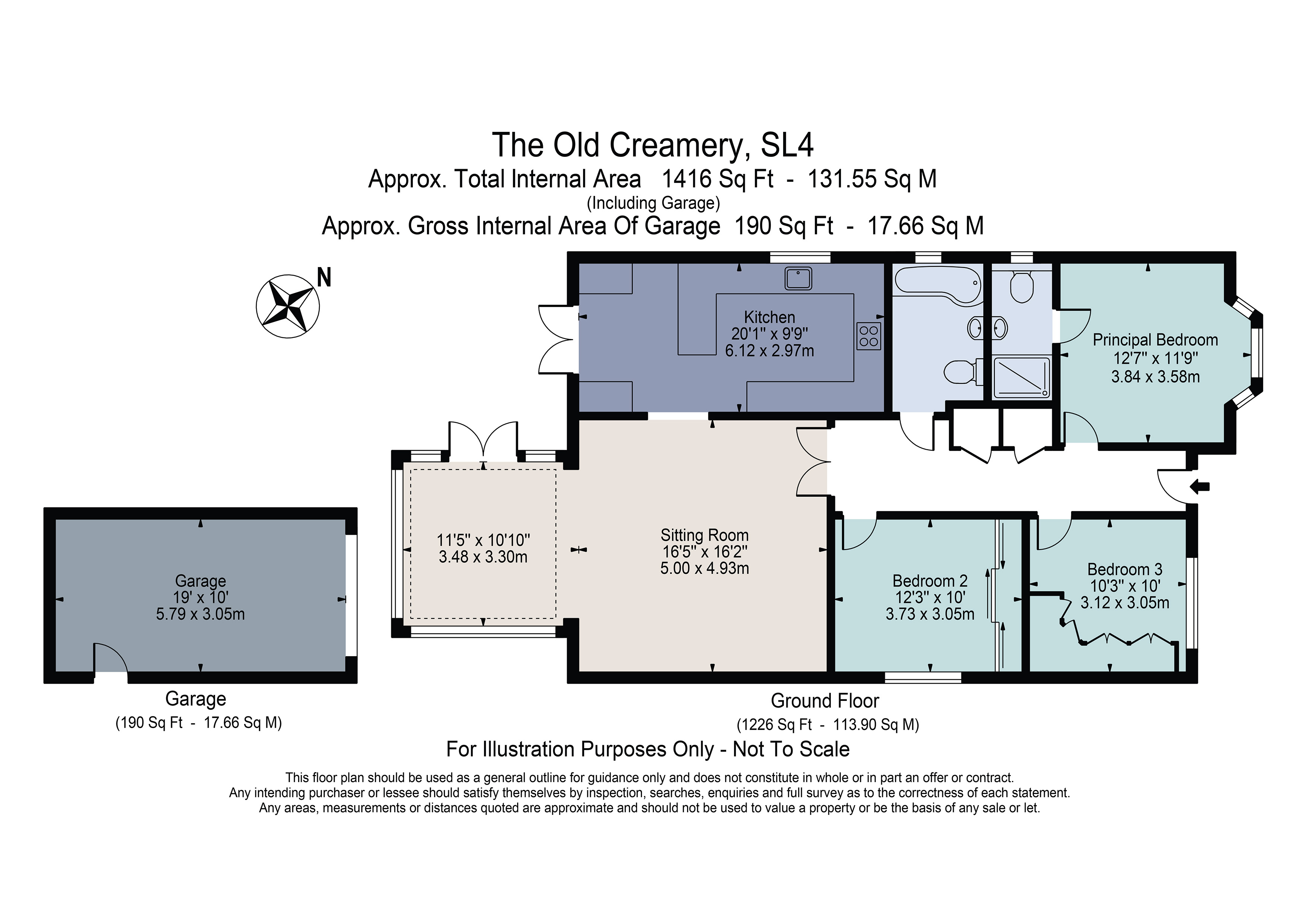 3 The Old Creamery,, Lovel Road, Windsor floorplan