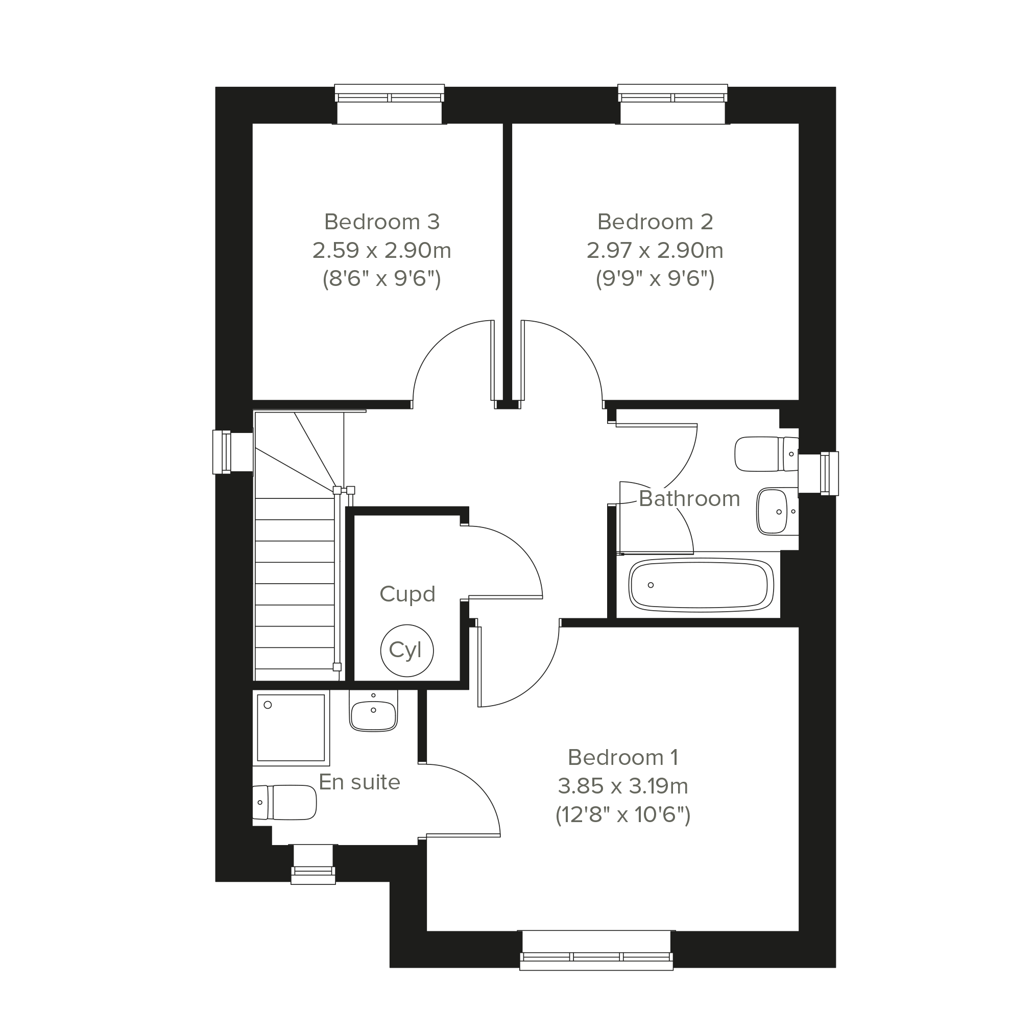 784, Westland Road, Weston-Super-Mare floorplan