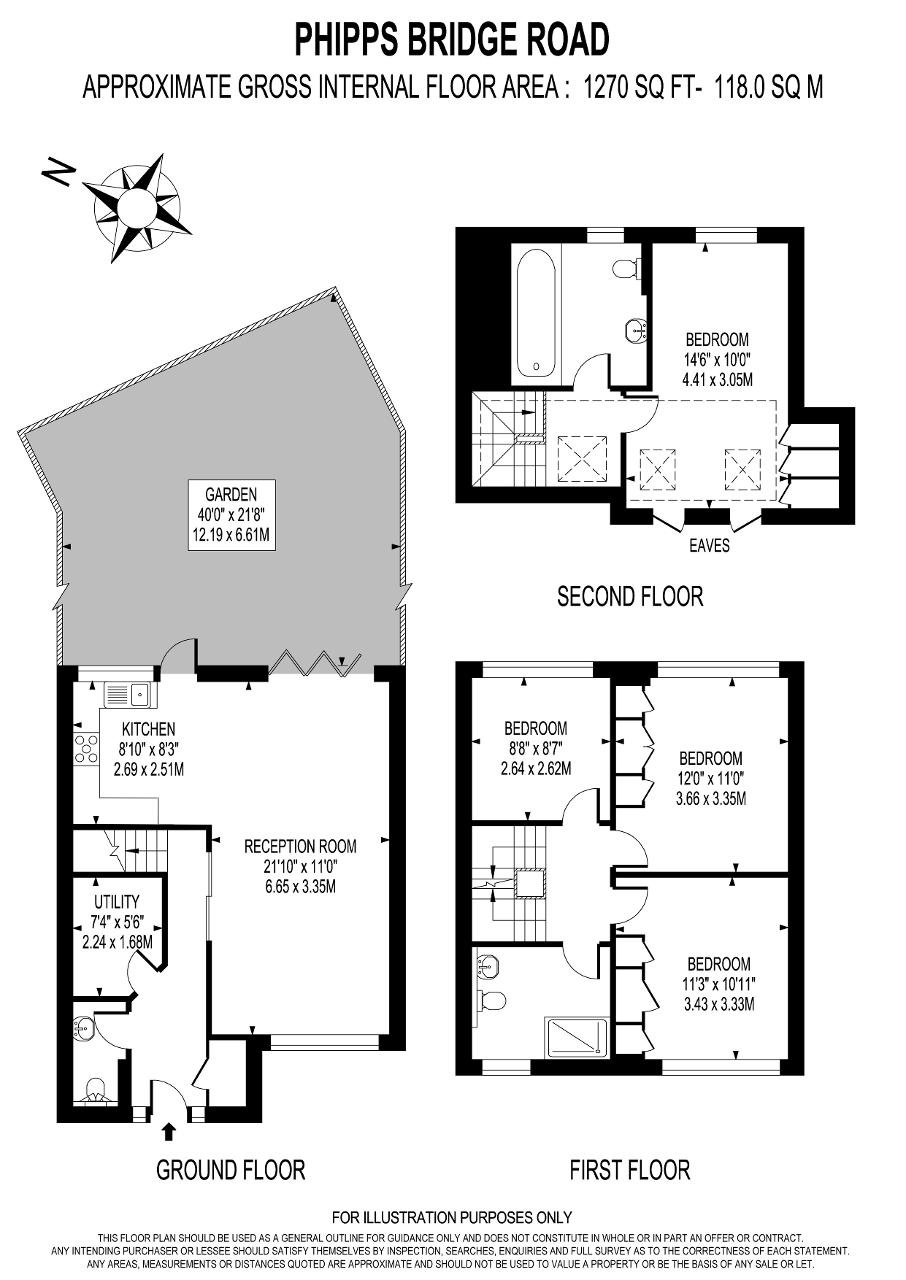 265, Phipps Bridge Road, Merton floorplan