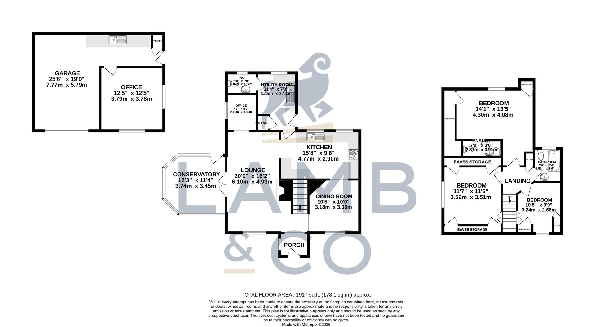 Seaview, Church Lane Beaumont, Clacton-On-Sea floorplan